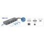 D-Link DUB-2327 replicatore di porte e docking station per notebook Cablato USB tipo-C Grigio (DUB-2327)