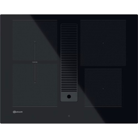Bauknecht BVH 2065B - Piano cottura a induzione con cappa aspirante e zona combinata, 65 cm