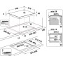Bauknecht BTX6019DCF - Piano cottura a induzione con Flex-Zone, 60 cm