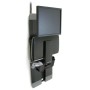 Ergotron StyleView Vertical Lift, Patient Room 61 cm (24") Nero (60-609-195)
