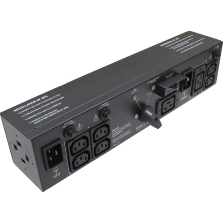 Vertiv MP2-220L unità di distribuzione dell'energia (PDU) 4 presa(e) AC 2U Nero