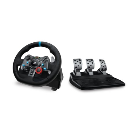 Logitech G G29 Driving Force Racing Wheel for PlayStation®5 and PlayStation®4 Nero USB 2.0 Sterzo + Pedali Analogico PC, (941-000113)
