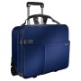 Leitz 60590069 bagaglio Nero, Blu 25 L Pelle, Metallo, Poliestere