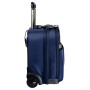 Leitz 60590069 bagaglio Nero, Blu 25 L Pelle, Metallo, Poliestere