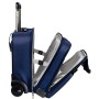 Leitz 60590069 bagaglio Nero, Blu 25 L Pelle, Metallo, Poliestere