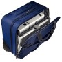 Leitz 60590069 bagaglio Nero, Blu 25 L Pelle, Metallo, Poliestere