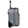 Leitz 60590084 bagaglio Nero, Argento 25 L Pelle, Metallo, Poliestere