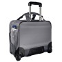 Leitz 60590084 bagaglio Nero, Argento 25 L Pelle, Metallo, Poliestere
