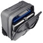 Leitz 60590084 bagaglio Nero, Argento 25 L Pelle, Metallo, Poliestere