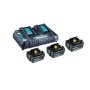 Makita 198458-6 batteria e caricabatteria per utensili elettrici Set batteria e caricabatterie