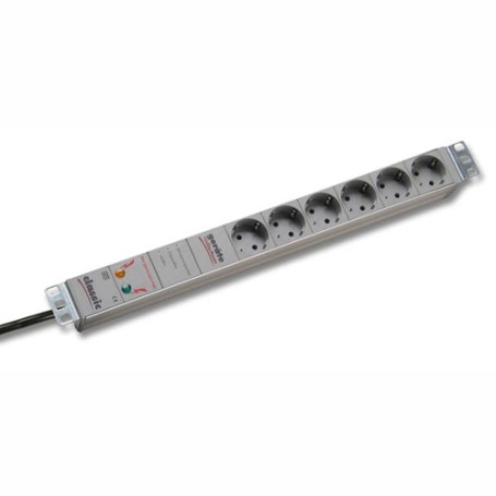 EFB Elektronik 691689 protezione da sovraccarico Grigio 6 presa(e) AC 250 V 2 m