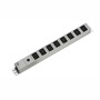 EFB Elektronik 691697 protezione da sovraccarico Grigio 8 presa(e) AC 250 V 2 m