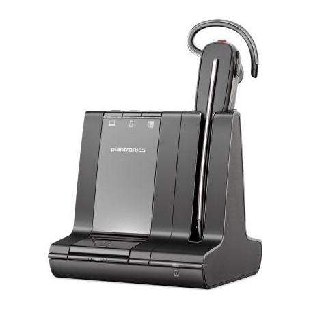 POLY 8240 Office Cuffia Aggancio, Auricolare Bluetooth Nero (211819-02)
