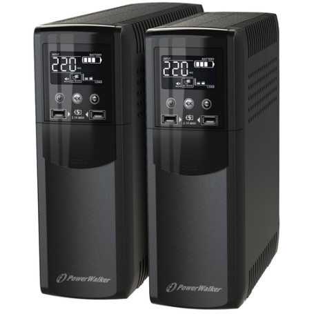 PowerWalker VI 600 CSW FR A linea interattiva 0,6 kVA 360 W 4 presa(e) AC (10121115)