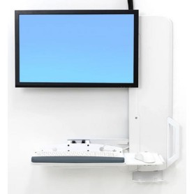 Ergotron 61-081-062 supporto da tavolo per Tv a schermo piatto 61 cm (24") Bianco