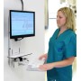 Ergotron 61-080-062 supporto da tavolo per Tv a schermo piatto Bianco