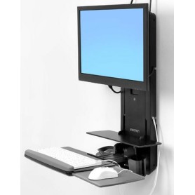 Ergotron 61-080-085 supporto da tavolo per Tv a schermo piatto 61 cm (24") Nero