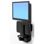 Ergotron 61-080-085 supporto da tavolo per Tv a schermo piatto 61 cm (24") Nero