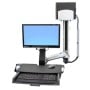 Ergotron StyleView Sit-Stand Combo System with Worksurface 61 cm (24") (45-270-026)