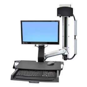 Ergotron StyleView Sit-Stand Combo System with Worksurface 61 cm (24") Alluminio (45-272-026)