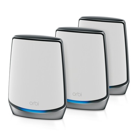 Netgear RBK853 Banda tripla (2.4 GHz/5 GHz/5 GHz) Wi-Fi 6 (802.11ax) Grigio 4 Interno (RBK853-100EUS)