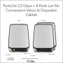 Netgear RBK853 Banda tripla (2.4 GHz/5 GHz/5 GHz) Wi-Fi 6 (802.11ax) Grigio 4 Interno (RBK853-100EUS)