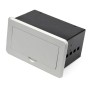 StarTech.com BOX4HDECP2 AV bridge 3840 x 2160 Pixel Collegamento ethernet LAN Argento