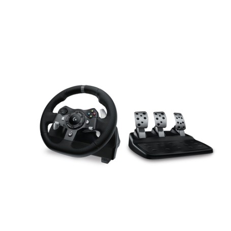 Logitech G G920 Driving Force Nero USB 2.0 Sterzo + Pedali Analogico/Digitale PC, Xbox One (941-000123)