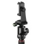 Hama Ramble II Duo Carbon treppiede Smartphone/macchina fotografica digitale 4 gamba/gambe Carbonio (00004486)
