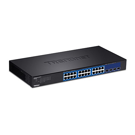 Trendnet TEG-30284 switch di rete Gestito Gigabit Ethernet (10/100/1000) 1U Nero
