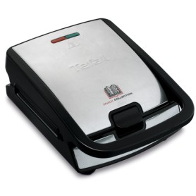 Tefal SW857D12 tostiera Nero, Acciaio inossidabile