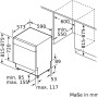 Frigorifero da incasso Amica EKSS 367 210 con vano congelatore, altezza nicchia: 178 cm, 286 l