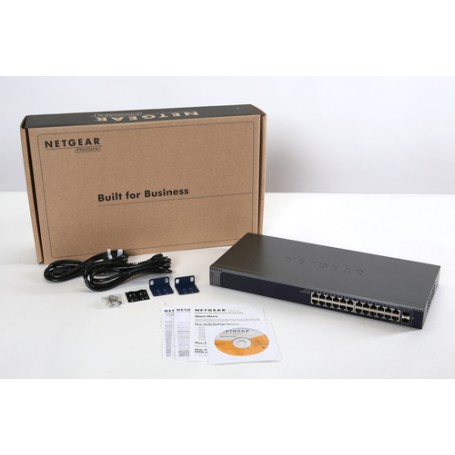 Netgear ProSAFE GS724Tv4 Gestito L3 Gigabit Ethernet (10/100/1000) Blu (GS724T-400EUS)