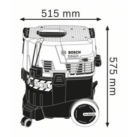 Bosch 0 601 9C3 000 estrattore di polvere Nero, Blu (0 601 9C3 000)
