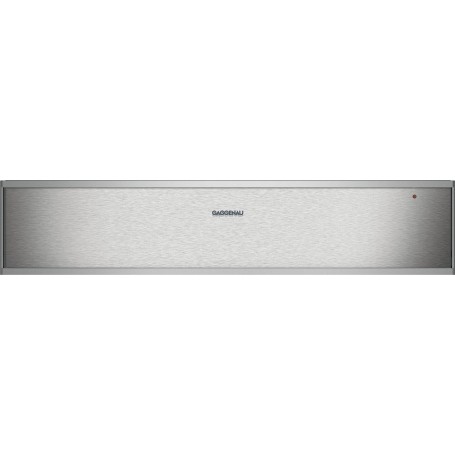 GAGGENAU WS461112 - Serie 400, cassetto scaldavivande, 60 x 14 cm, porta interamente in vetro con retro in acciaio inox