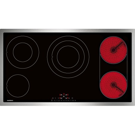 Gaggenau CE291111 Piano cottura elettrico in vetroceramica con cornice in acciaio da 90 cm