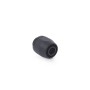 HF Anschraubtlle TPV Metall - 12,7/7,6mm Gerade - Black (schwarz) (17638)