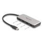 USB 10 Gbps USB Type-C Hub mit 4 x USB Type-C (grau) (64261)