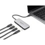USB 10 Gbps USB Type-C Hub mit 4 x USB Type-C (grau) (64261)