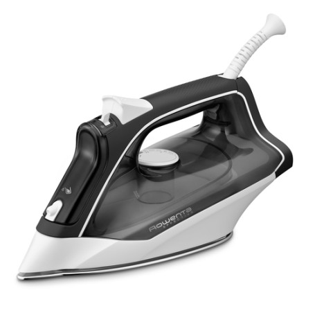Rowenta Effective DX1530 Ferro da stiro a secco e a vapore Acciaio inossidabile 2200 W Nero, Bianco