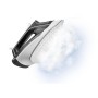 Rowenta Effective DX1530 Ferro da stiro a secco e a vapore Acciaio inossidabile 2200 W Nero, Bianco
