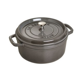 Staub 40509-312-0 padella 5,25 L Rotondo Grafite, Grigio
