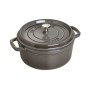 Staub 40509-312-0 padella 5,25 L Rotondo Grafite, Grigio
