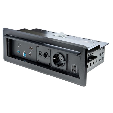 StarTech.com KITBXDOCKPEU AV bridge 3840 x 2160 Pixel Collegamento ethernet LAN Nero