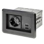StarTech.com KITBZPOWEU AV bridge Nero
