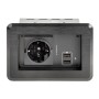 StarTech.com KITBZPOWEU AV bridge Nero