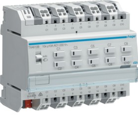 Hager TXA610B presa energia Grigio