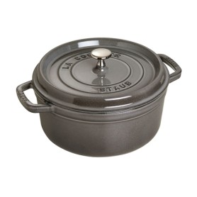 Staub 40500-246-0 padella 3,8 L Rotondo Grafite, Grigio