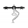BakkerElkhuizen Premium Office Dual Beam Morsa/Bullone di ancoraggio Nero, Argento (BNEPODBCS)