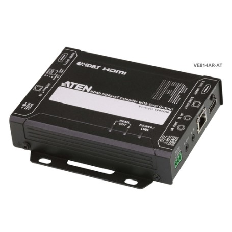 ATEN VE814AR moltiplicatore AV Ricevitore AV Nero